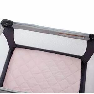 Carters Quilted Woven Playard Fitted Sheet Pink Mattress Cover Baby Bedding Warm
